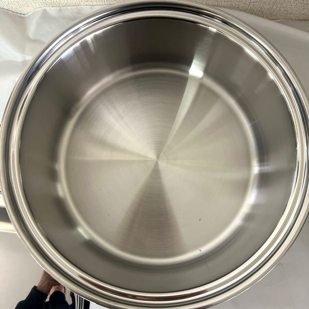 【未使用保管品】　ビタクラフト　両手鍋　Oz 無水鍋　 ステンレス多層　IH可