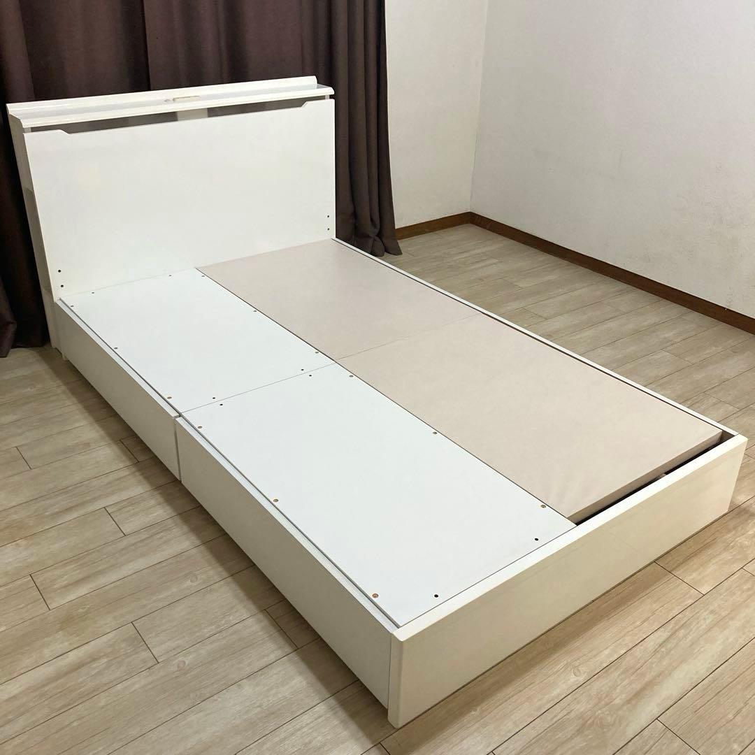 【自社配送エリア限定販売】ニトリ/多機能セミダブルサイズベッドフレーム②