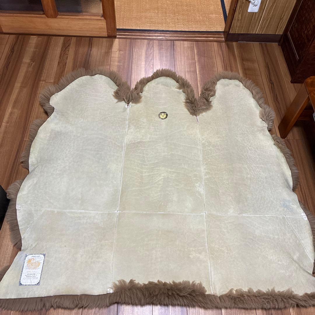 【投げ売り】ムートンラグ 原産国オーストラリア(オマケ付き)