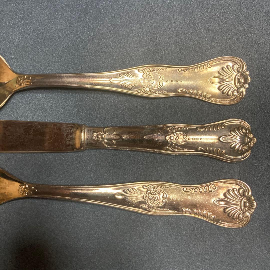 イタリアンカトラリー EPZING フォーク、ナイフ、スプーン15本セットＬＢＬ