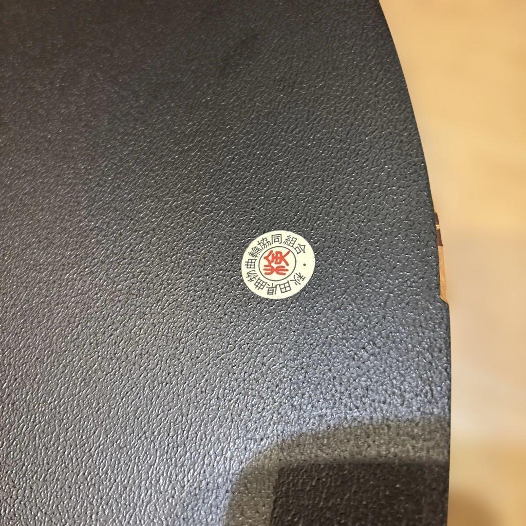 秋田県曲物 秋田杉 大型楕円盆 約51cm 朱塗り　お盆　美品