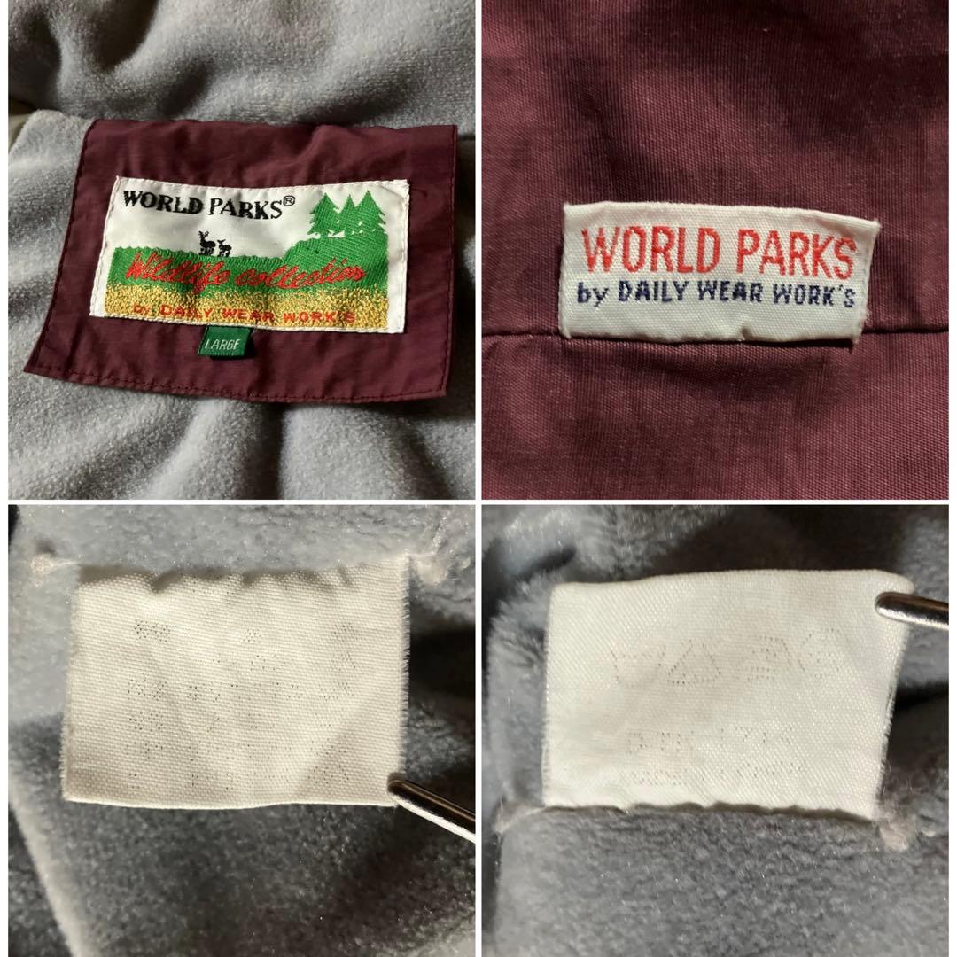 koo様☆vintageウォームアップジャケット短丈フーディナイロンブルゾンバー