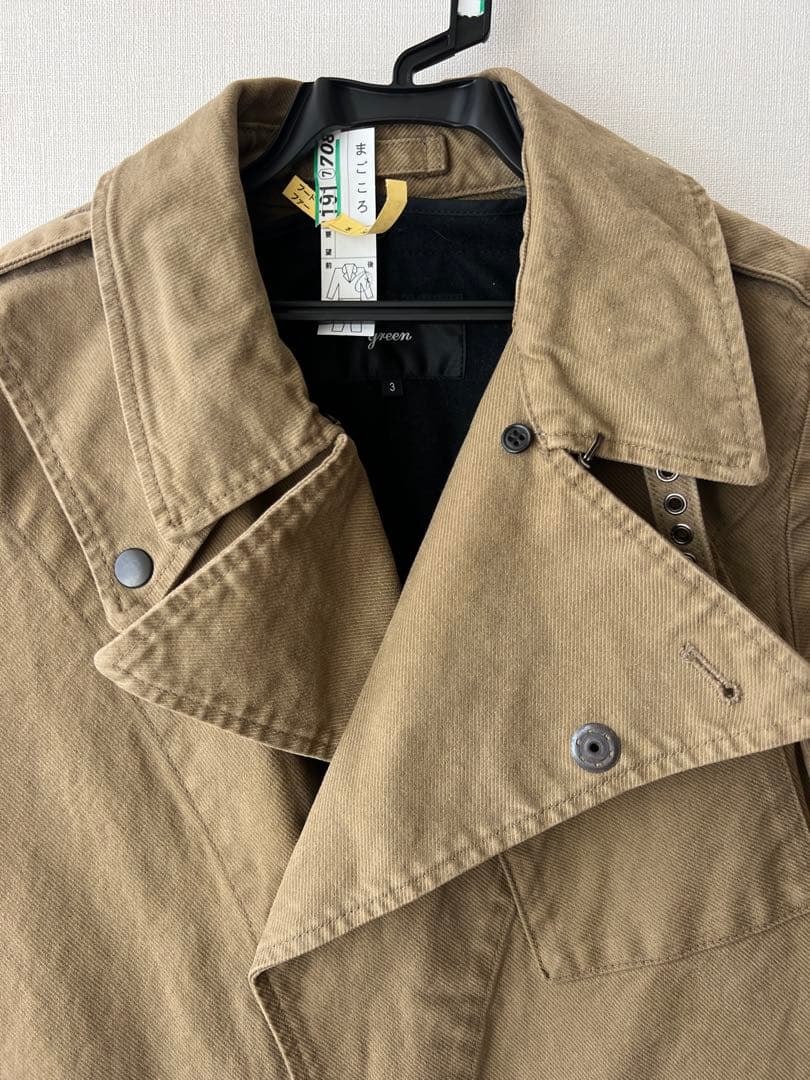 Greenカーキ モッズコート サイズ3