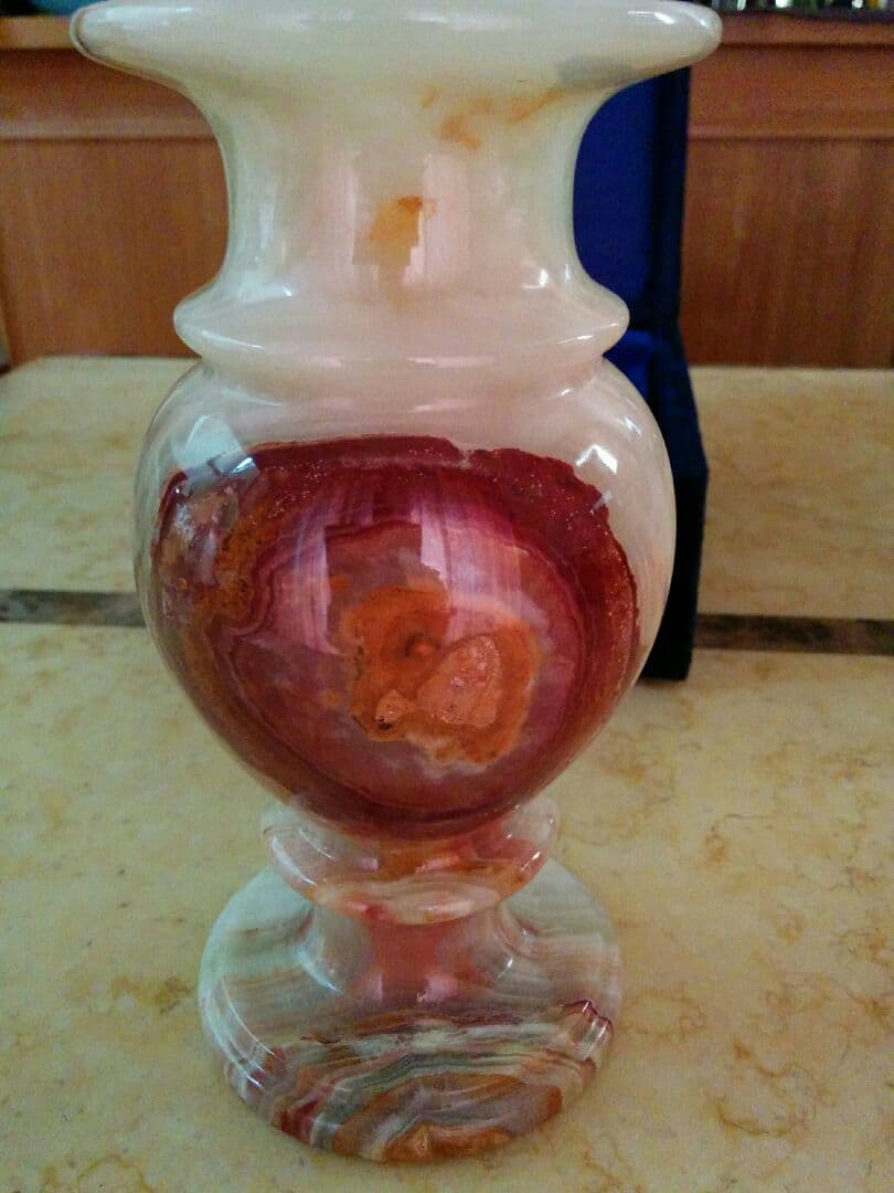 オニキス　花瓶