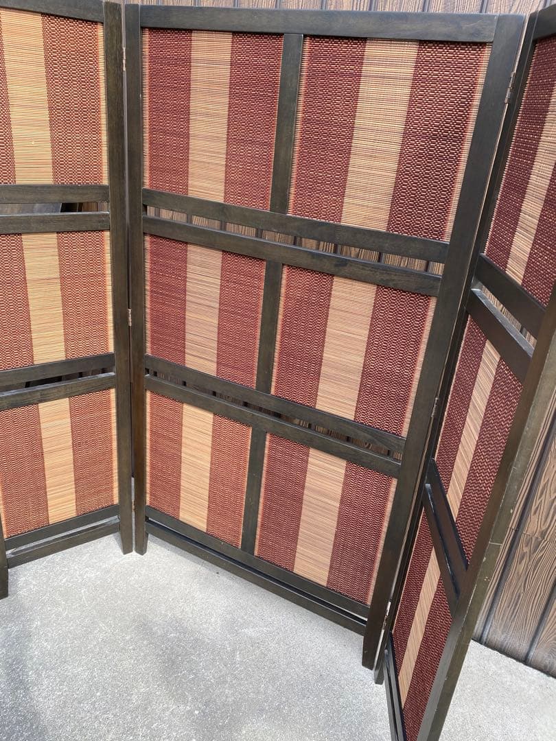 三段　飾り棚　和風　折りたたみ式　シェルフ