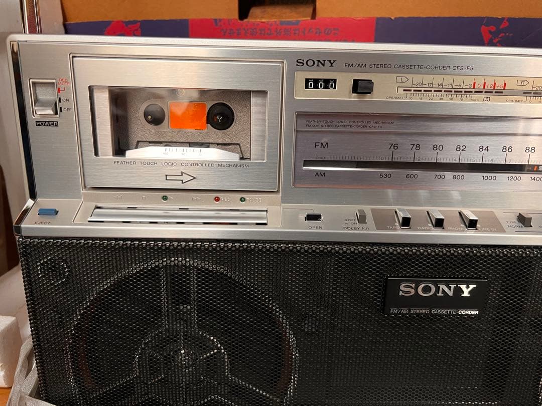 SONY CFS-F5 ステレオカセットレコーダー　未使用新品未開封