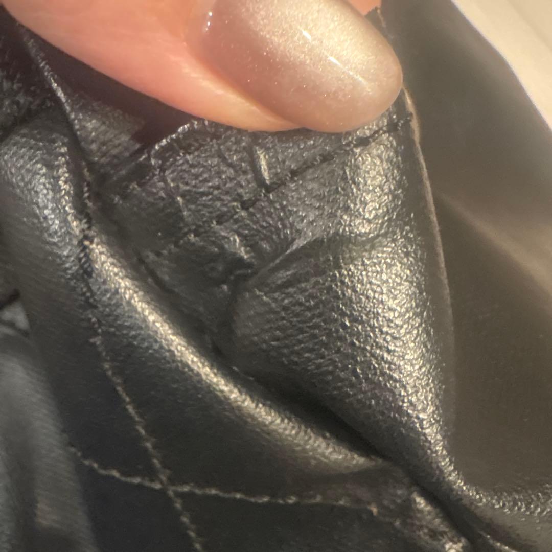 格安正規品新宿伊勢丹購入CHANEL パリビアリッツ　ハンドバッグ　黒