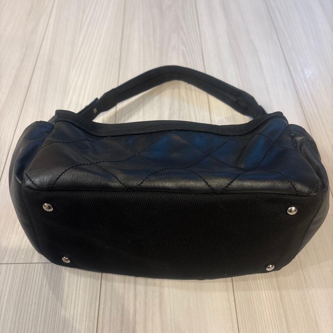 格安正規品新宿伊勢丹購入CHANEL パリビアリッツ　ハンドバッグ　黒