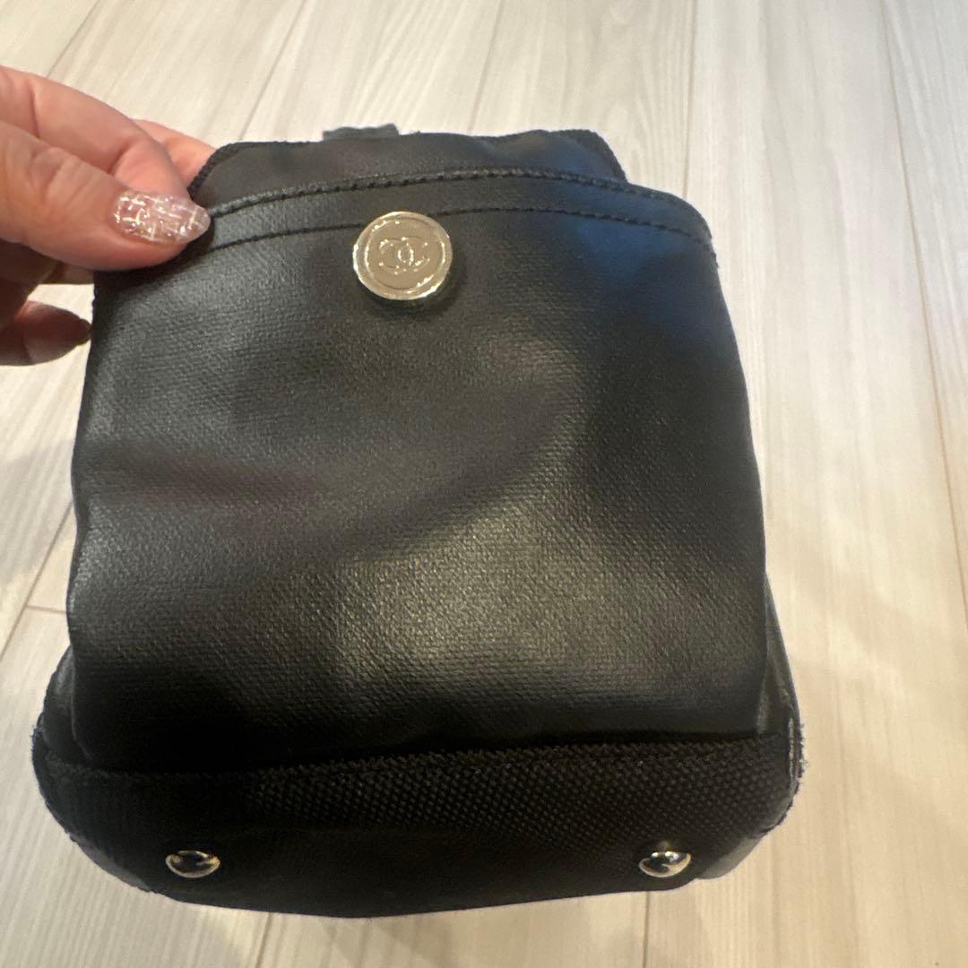 格安正規品新宿伊勢丹購入CHANEL パリビアリッツ　ハンドバッグ　黒