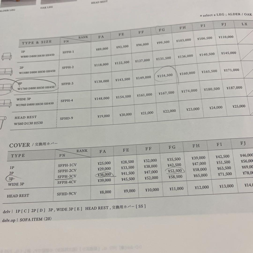 ブラウン系 2人掛けソファ 木製脚　モモナチュラル　PHONO