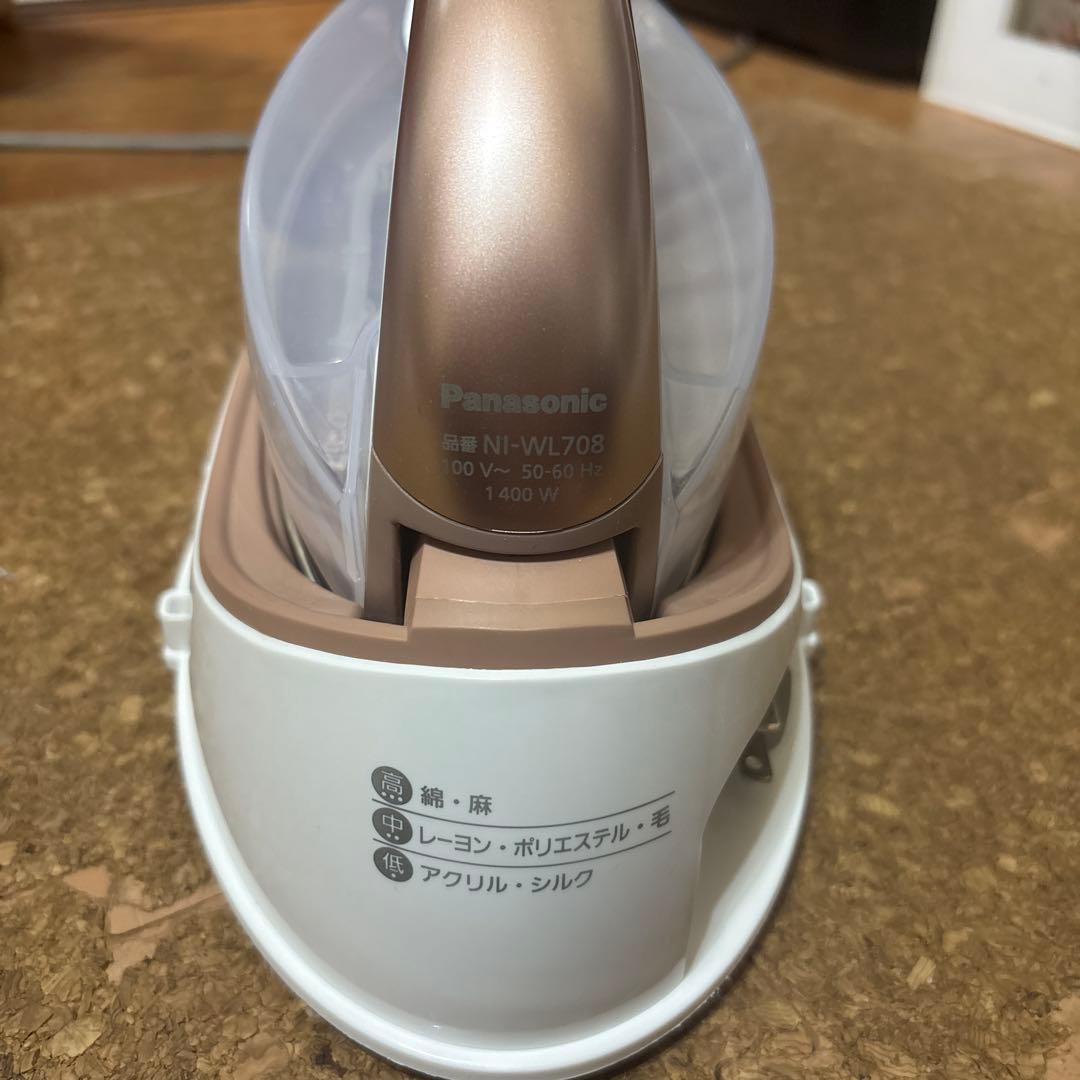パナソニック NI-WL708 コードレス スチーム アイロン