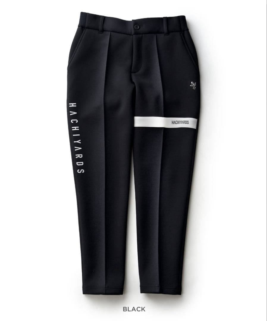 8YARDS ブラック ストレートパンツ Lサイズ