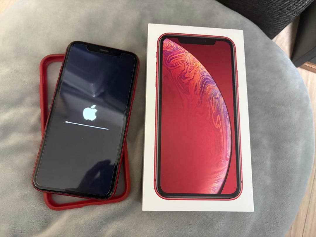 【美品】iPhoneXR 128GB 本体 バッテリー最大容量100％