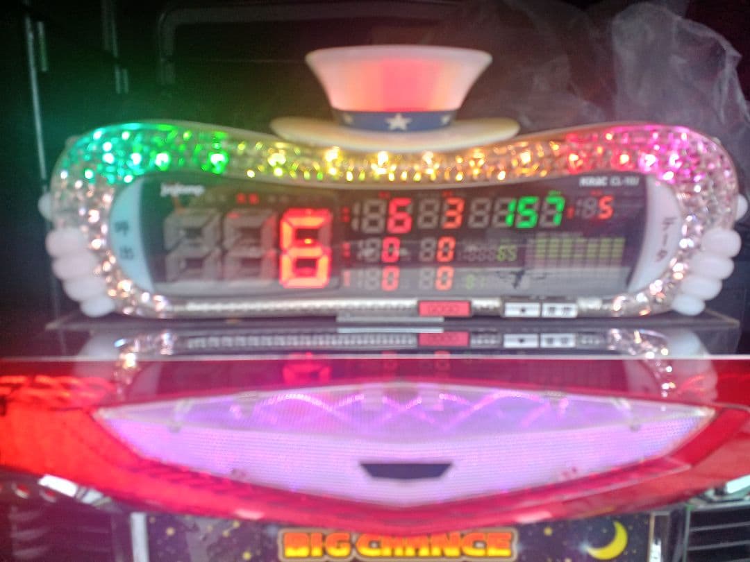 【送料無料】ファンキージャグラー　ジャグランプ付き　5号機