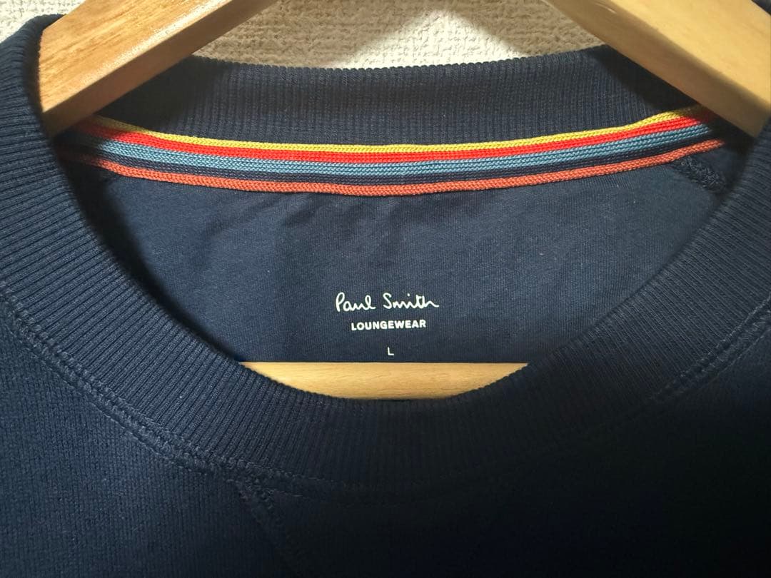 値下げ　新品タグ付Paul Smith ネイビー トレーナー Lサイズ
