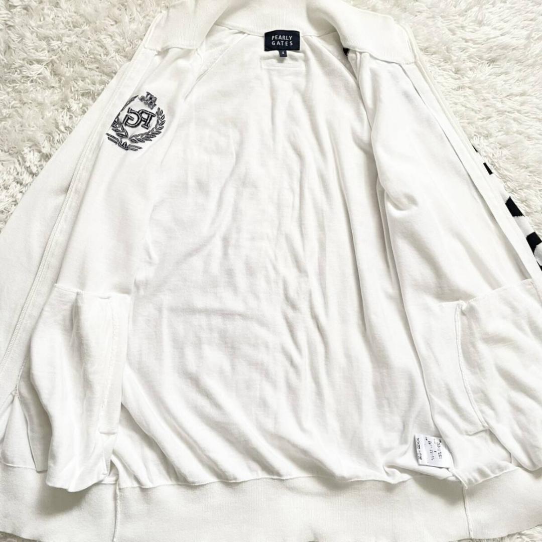 極美品✨PEARLY GATES ドライバーズニット ジャケット ダブルジップ