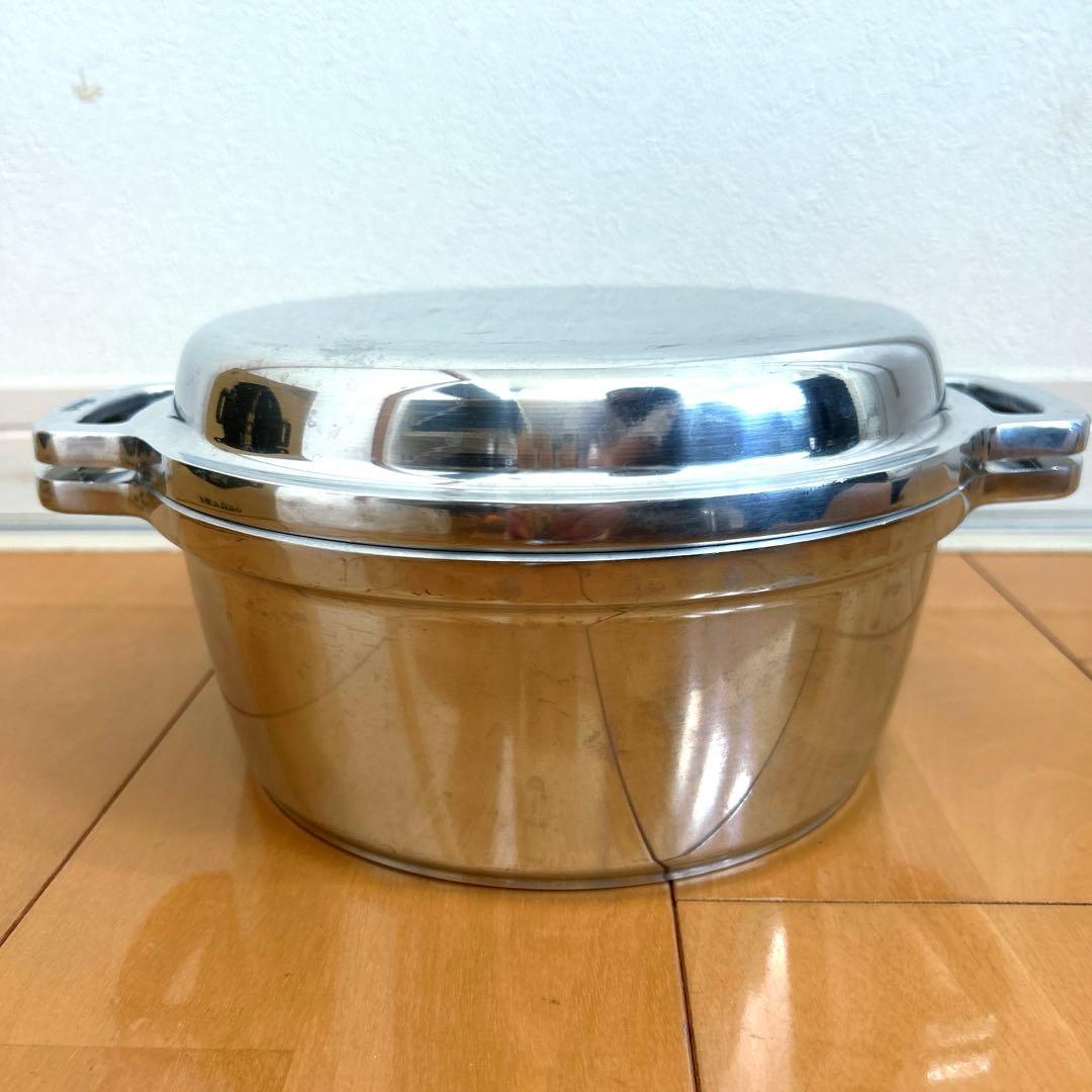にんさま専用　新品未使用 HALムスイKING無水鍋(R)両手鍋 20cm