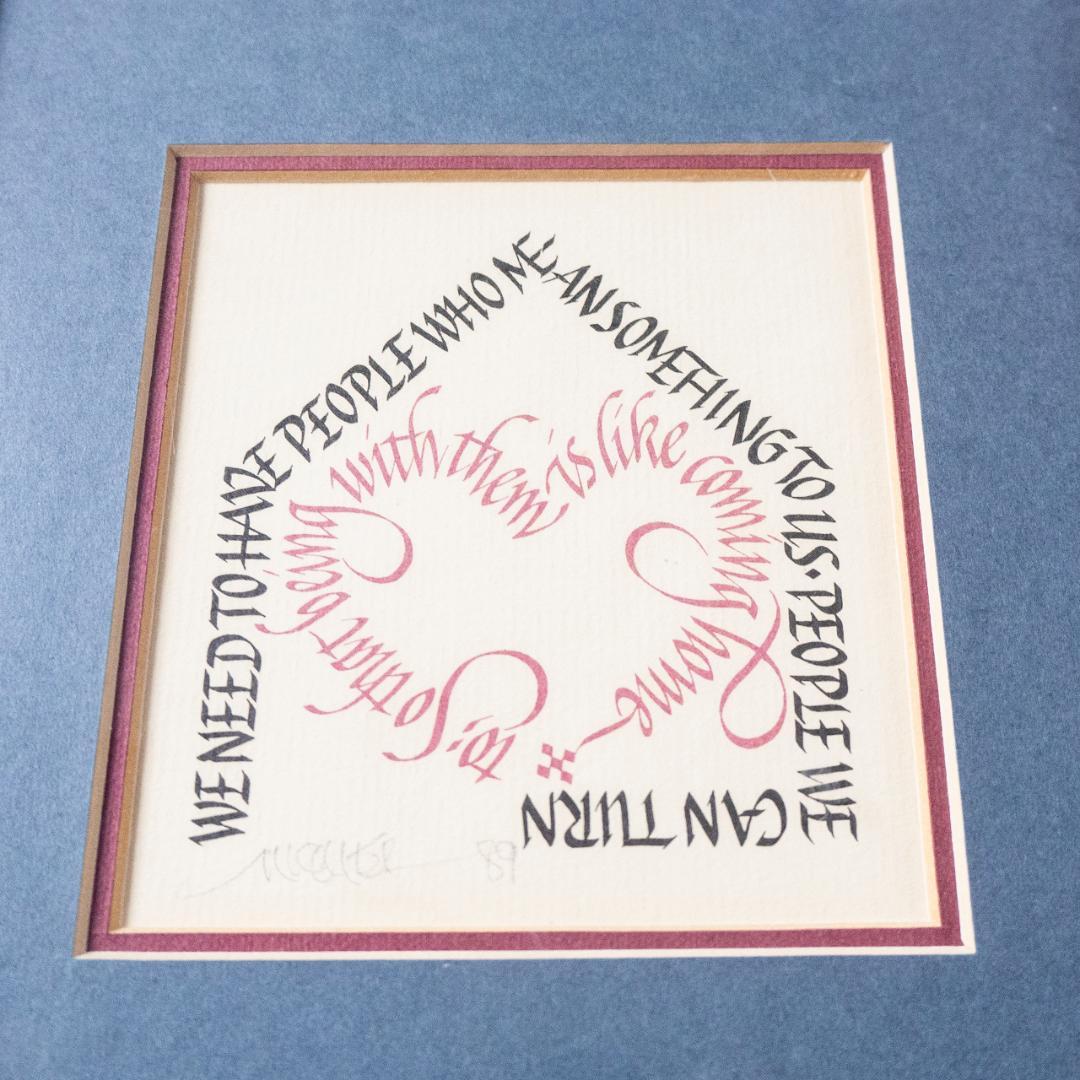 その他 unknown vintage Framed text art