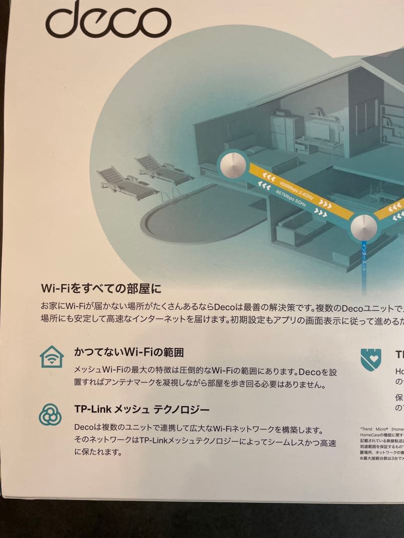 TP-LINK Deco M5 AC1300 メッシュwifi 3個