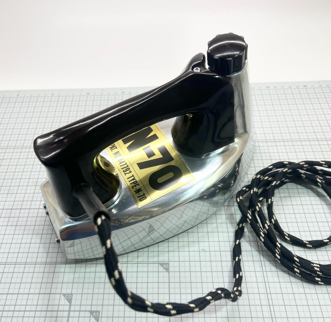 ニット専用スチームアイロン N-70 分散式 磯田電気製作所 手編み作品の仕上げ