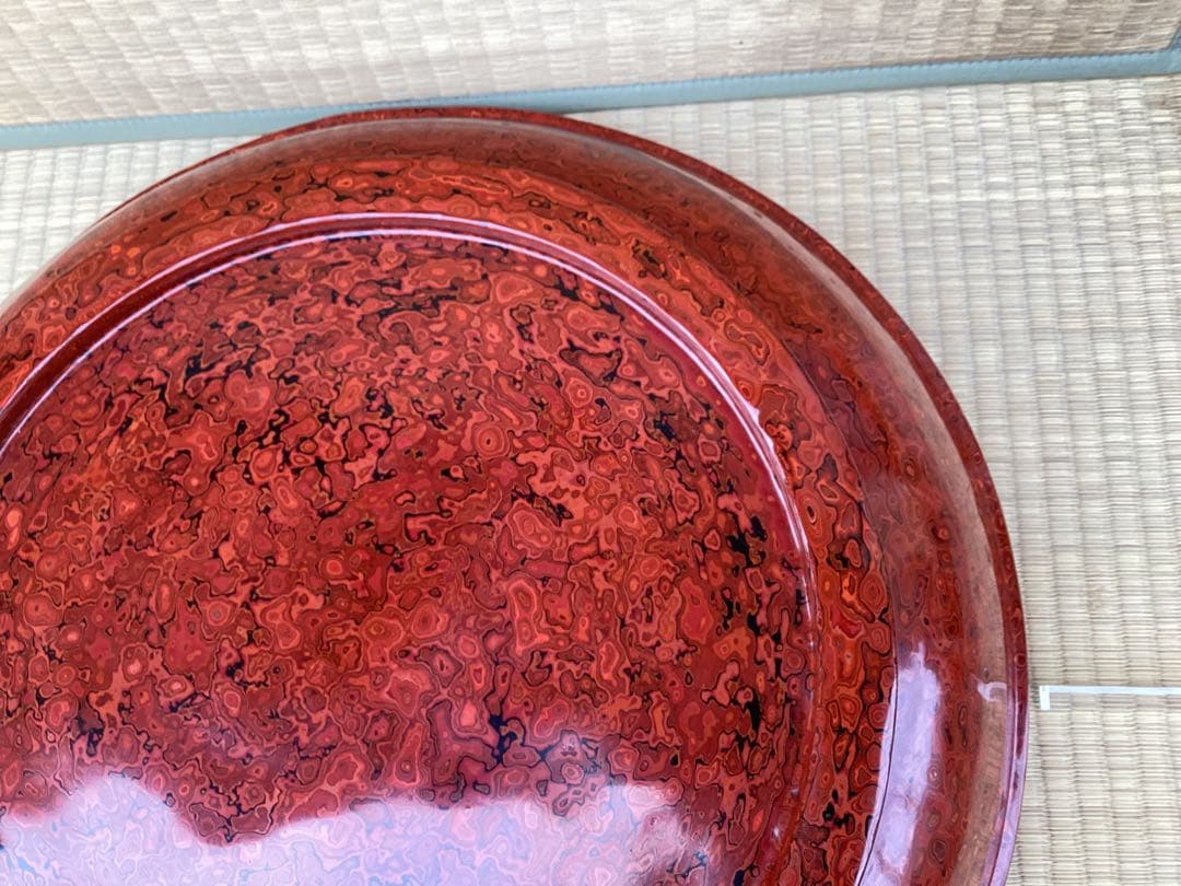 会津塗 こね鉢　研ぎ出し　高級品　そば打ち道具　売り切り　(検) 津軽塗　若狭塗