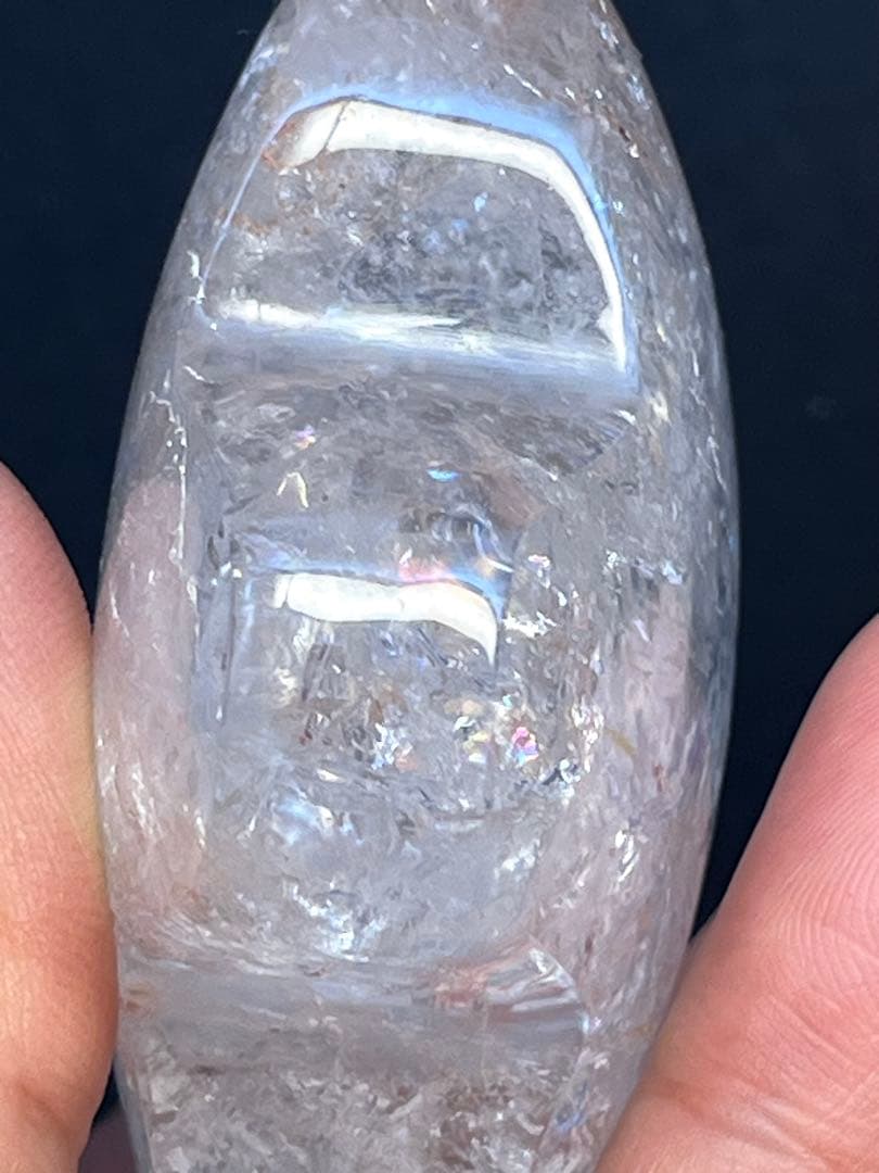 天然石　高品質　ピンクアゼツライト　ぷっくりお星様　約140g台座付き⭐️1920