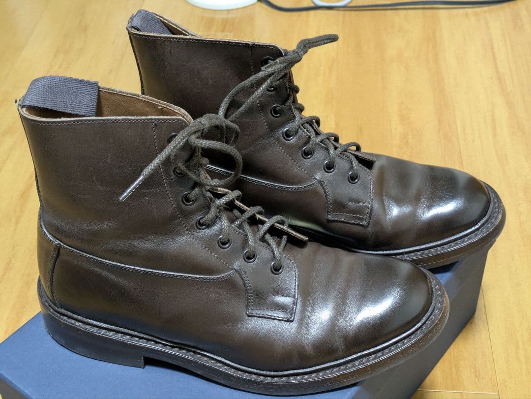 【Tricker’s】Burford レースアップブーツ UK8