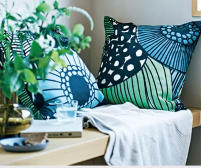 マリメッコ ◆ 50㎝ クッションカバー 2枚 ◆ピエニ シイルトラプータルハ