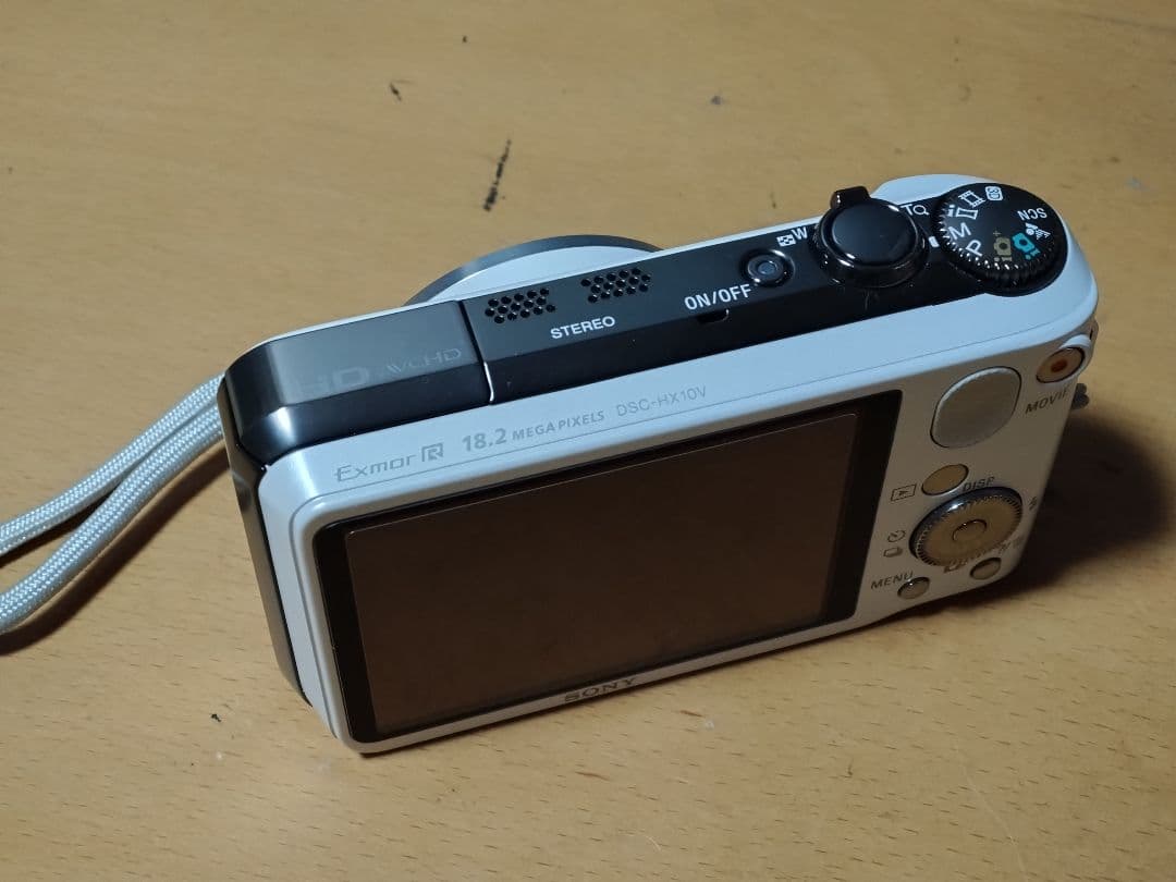 美品 SONY DSC-HX10V サイバーショット デジタルカメラ ホワイト