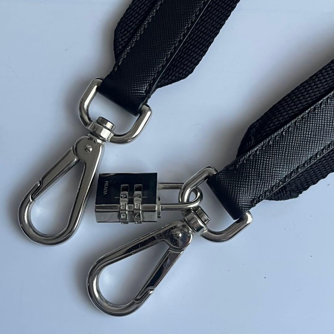 ✨️極美品✨️ PRADA ビジネスバッグ　ハンドバッグ　ナイロン　レザー　黒