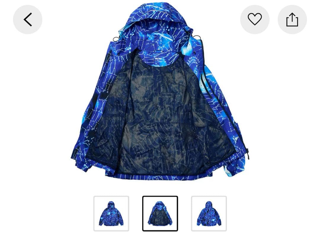 ジャケット・アウター Palace Arc Shell Hooded Jacket S size