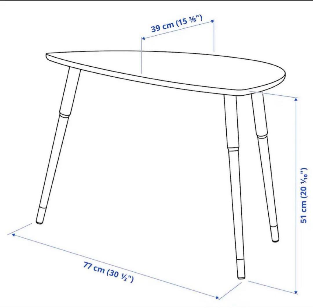 H*s様 サイドテーブル　ブルー　LÖVBACKEN ローヴバッケン
