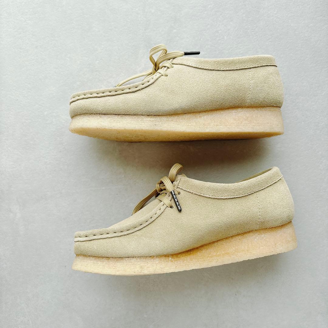 クラークス　ワラビー　メープル スエード 　23