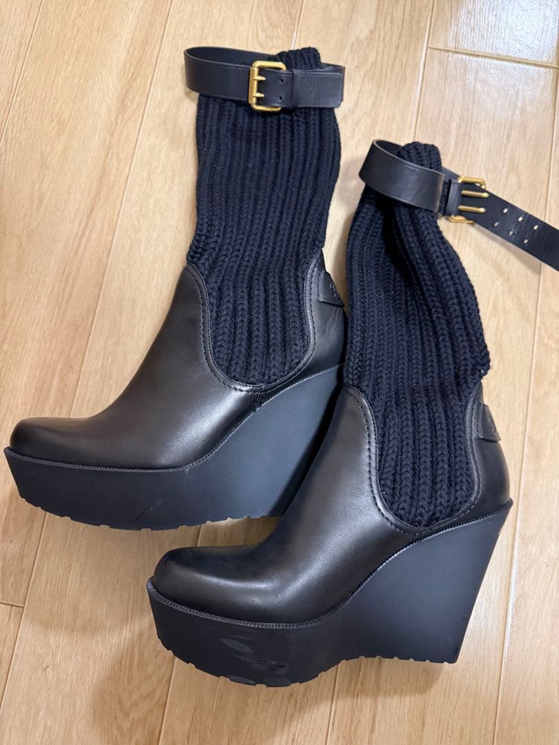 グッチ　GUCCI ニットブーツ
