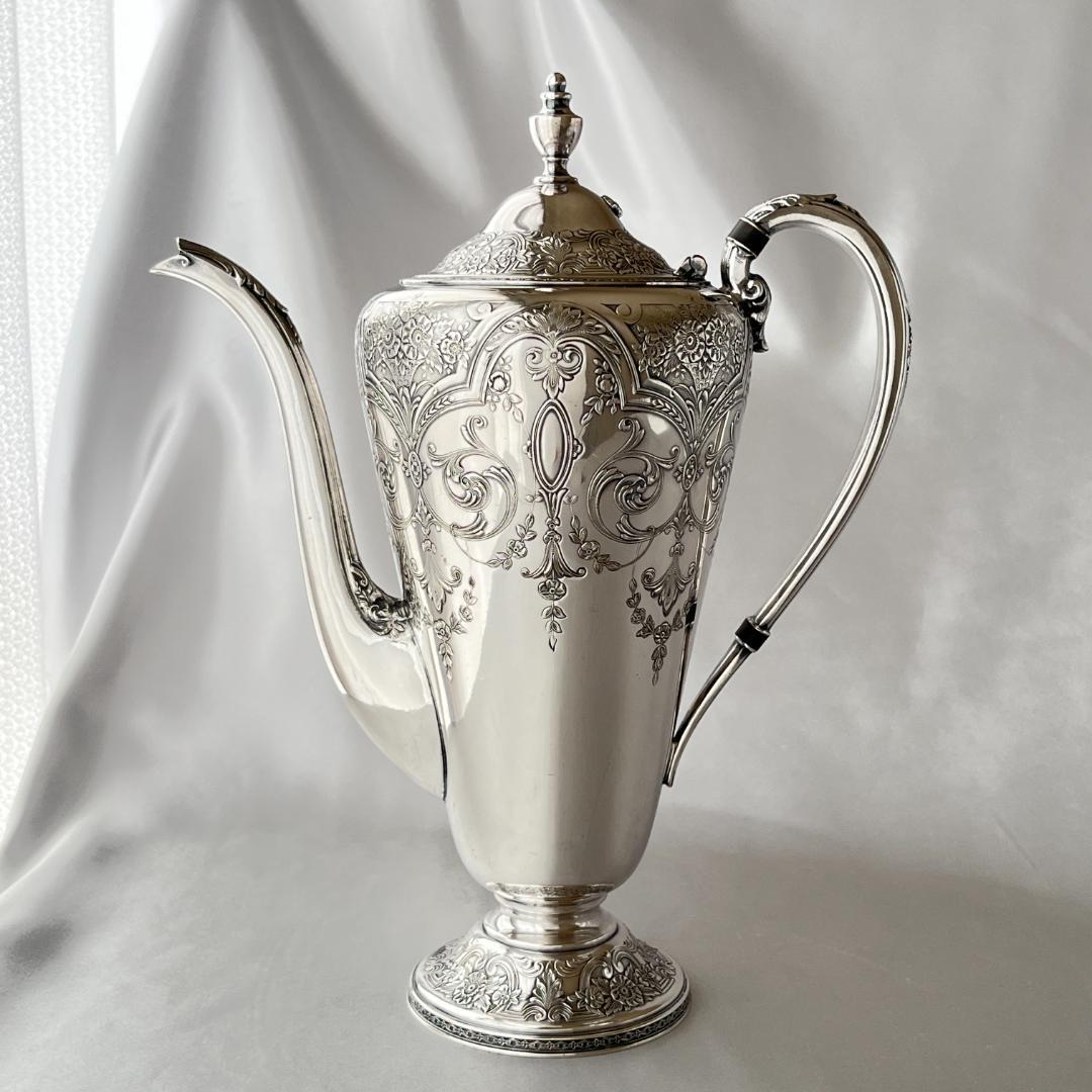 【Wilcox】 コーヒーセット 3点【シルバープレート】