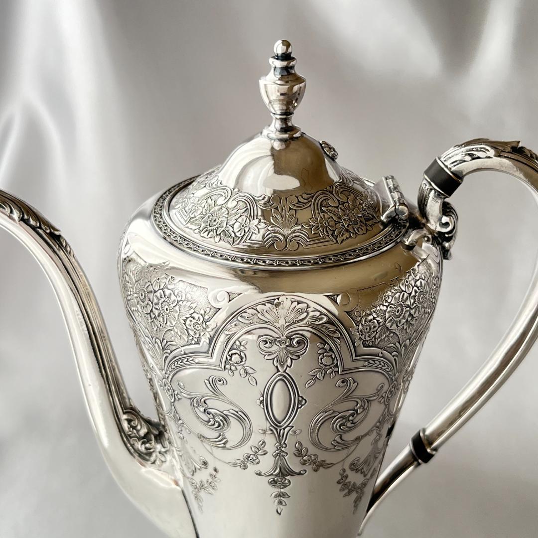 【Wilcox】 コーヒーセット 3点【シルバープレート】