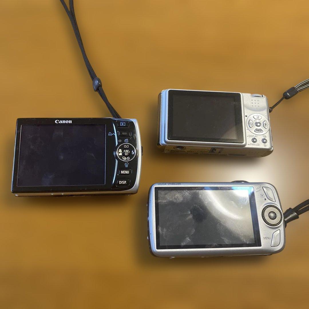 【ジャンク品】デジタルカメラ3台