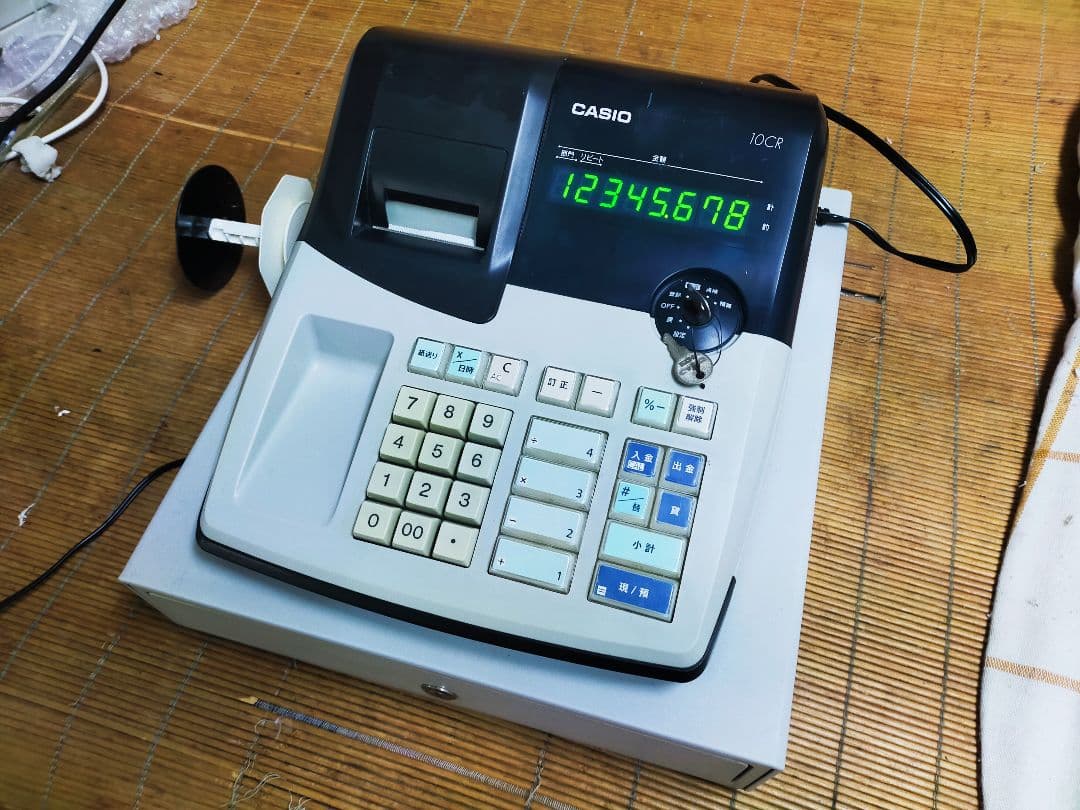 カシオレジスター　10CR　簡単便利特殊　送料込　344044