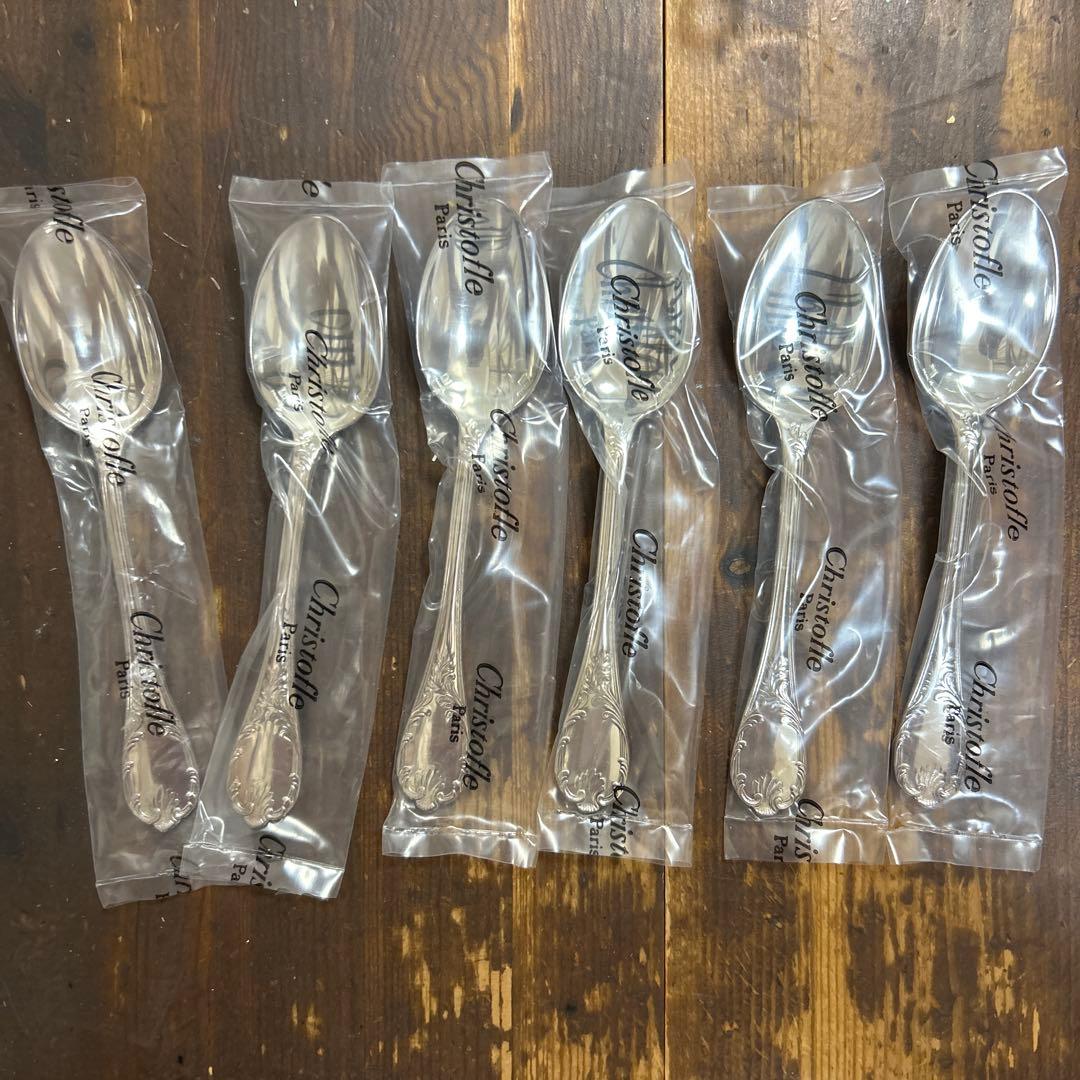 h*i様 クリストフル マルリー ケーキフォーク6本 スプーン6本　高級カトラリ