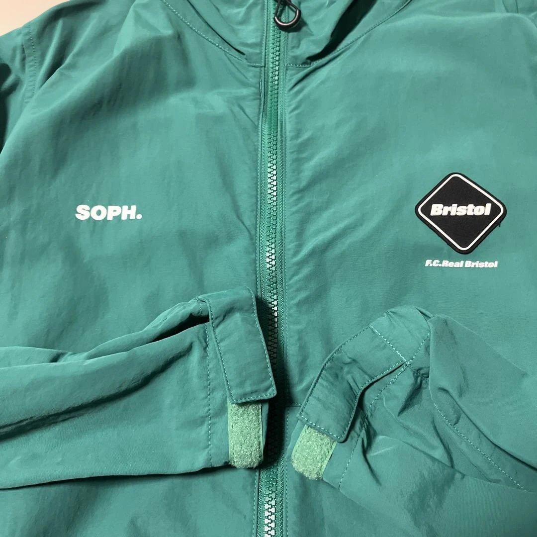 【1】Bristol フード付きナイロンジャケット Sサイズ グリーン