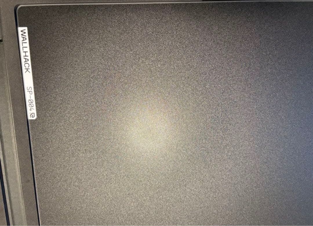 WALLHACK SP-004 ガラスマウスパッド ブラック