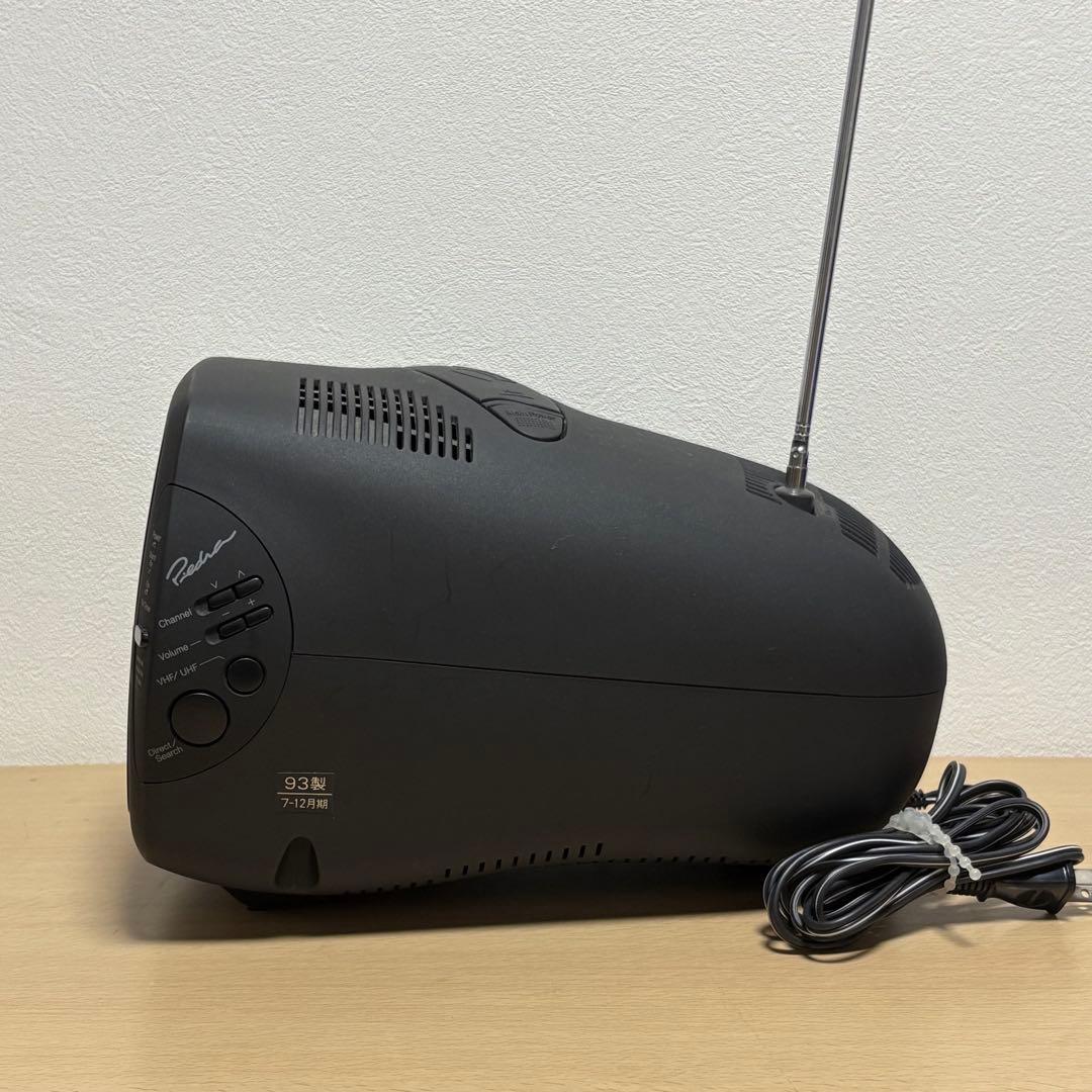 Panasonic TH-8U4 小型ブラウン管テレビ レトロ アンテナ付き