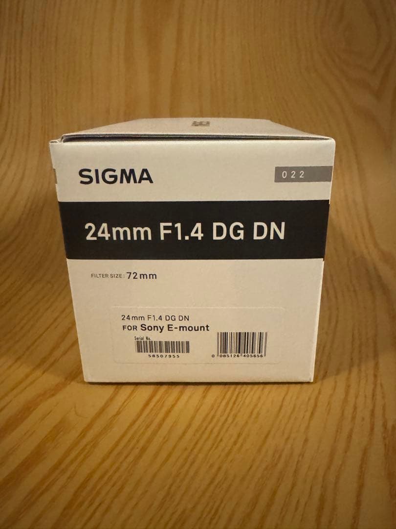 SIGMA 24mm F1.4 DG DN レンズ　シグマ