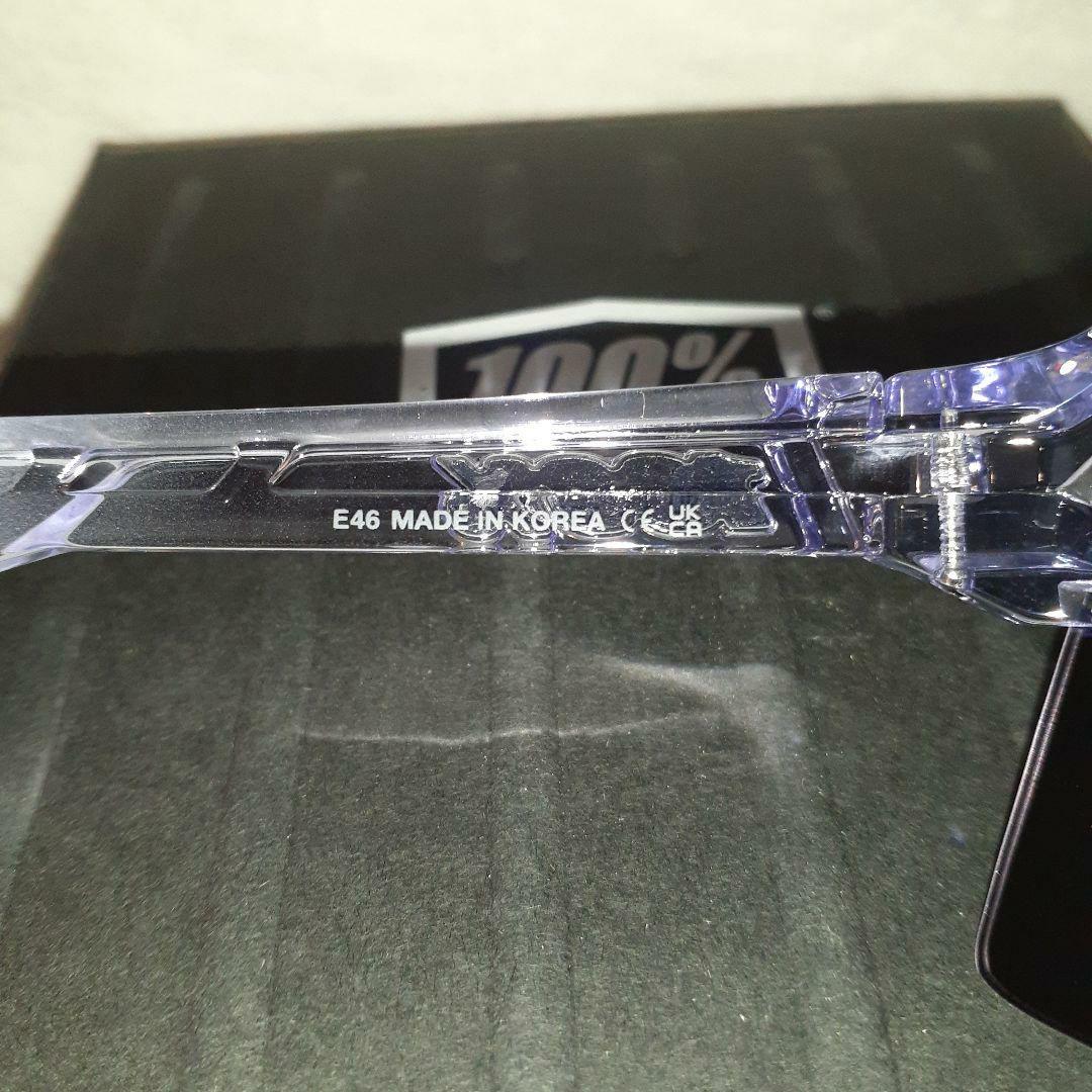 最新版 100% S3 クリア ラベンダー ワンハンドレッド サングラス