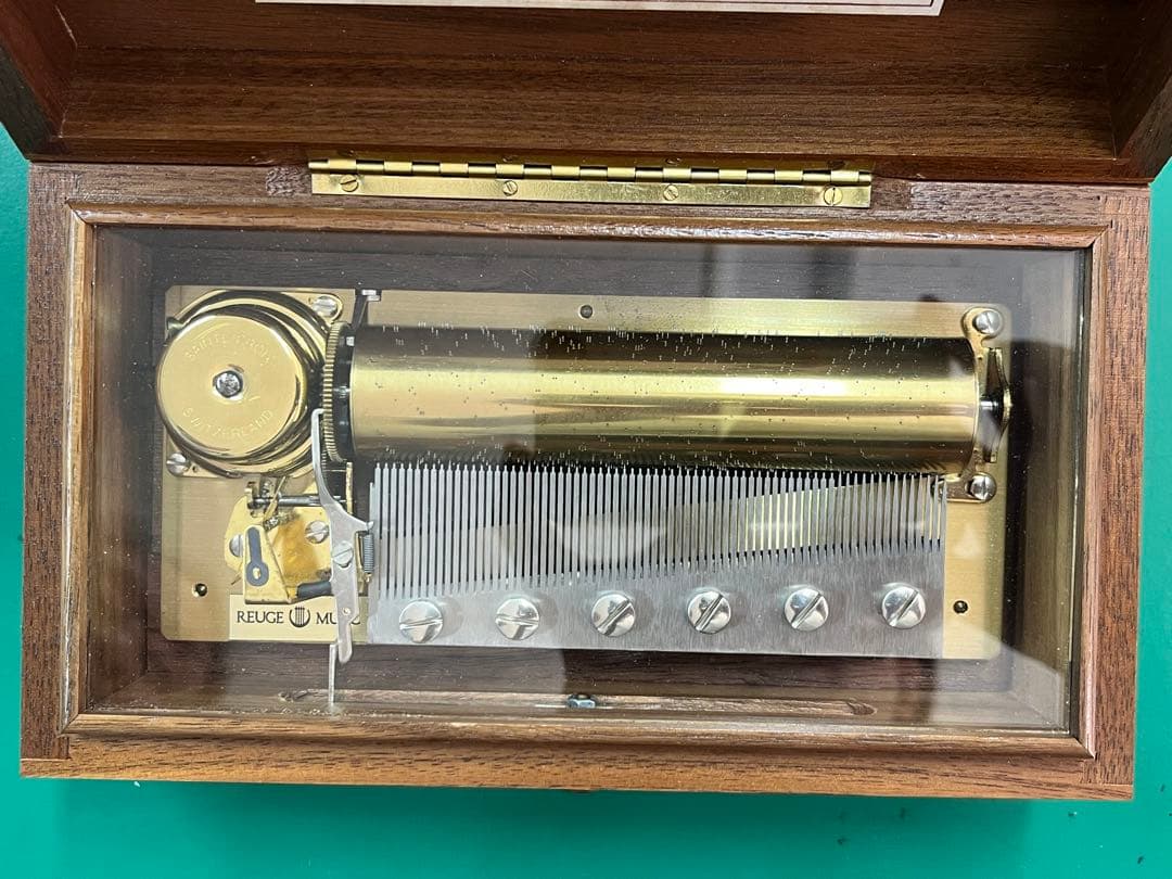 Reuge Music オルゴール 木製