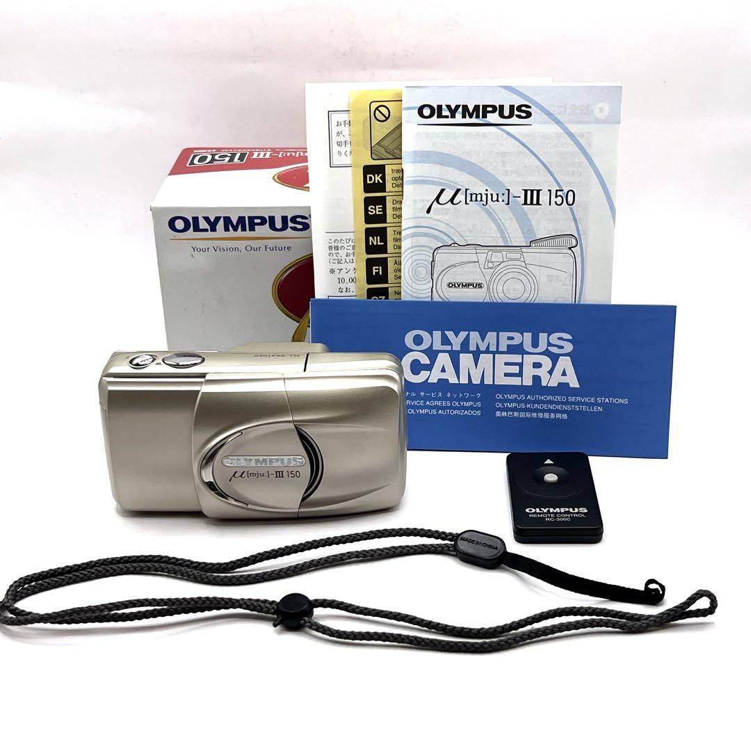 【未使用品】 OLYMPUS μ-Ⅲ 150 箱付き フィルムカメラ ミュー