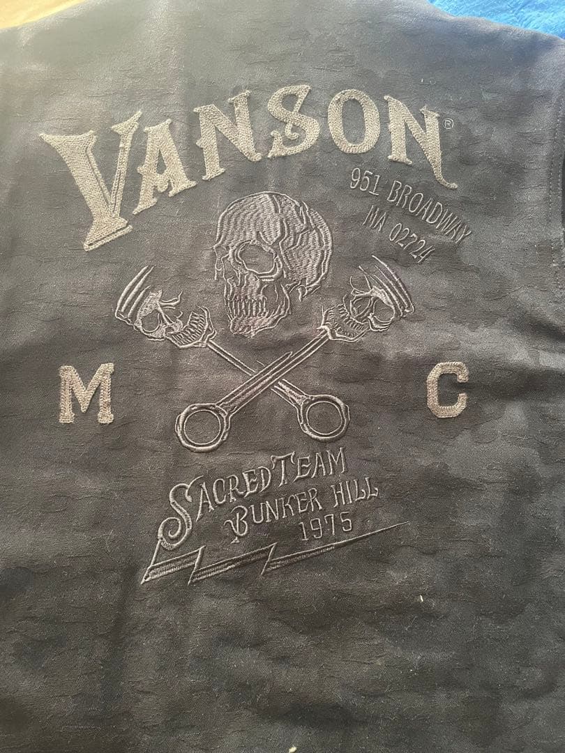 y*e様 Vanson 黒 オーバーオール