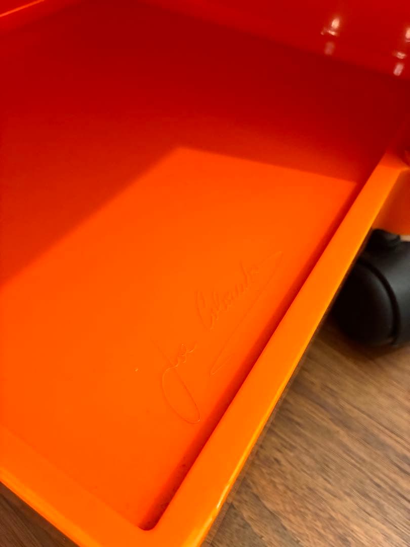 BOBY WAGON ボビーワゴン 3段3トレイ 廃盤\"オレンジ\"収納ラック