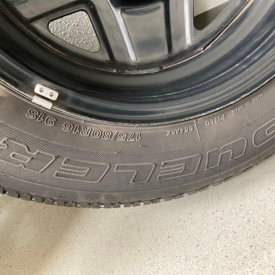 【たのメル便】 ジムニー　純正ホイール タイヤ 4本セット　スチール