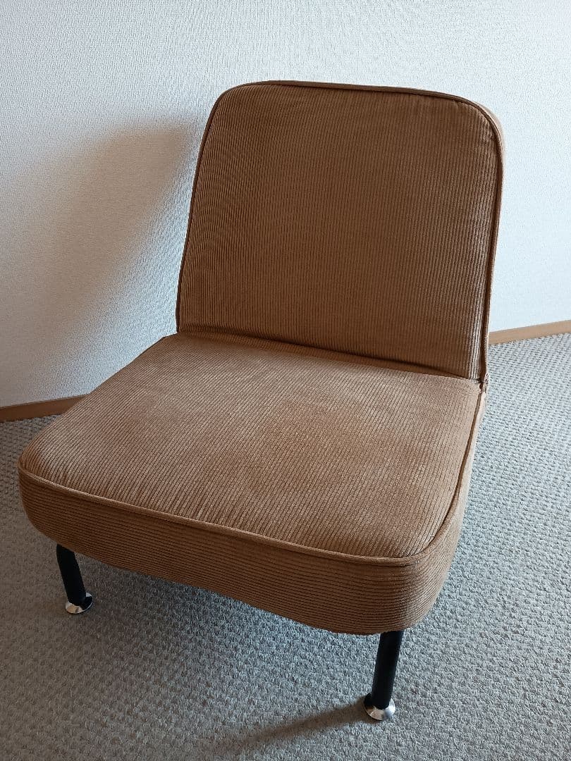 【未使用】1人掛け リクライニングソファ ブラウン B-COMPANY